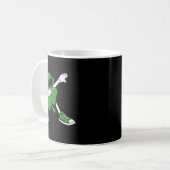 Dabbing Shamrock St Patrick's Day Funny Boys Girls Kaffeetasse (Vorderseite Links)