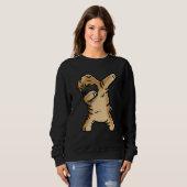 Dabbing Shar Pei Dog Dab Dance Sweatshirt (Vorne ganz)