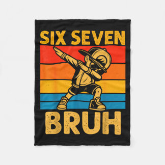 Dabbing Six Seven Bruh 67 Meme 6 7 Numbers Funny B Fleecedecke