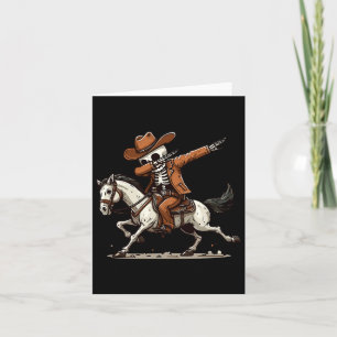 Dabbing Skeleton Cowboy Halloween Kostüm Kinder Ju Karte