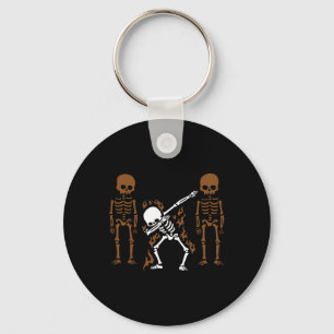 Dabbing Skeleton Dab Dance Halloween-Geschenk Schlüsselanhänger