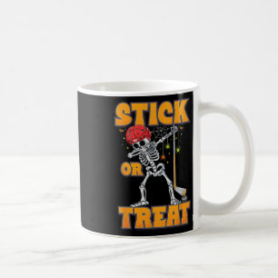 Dabbing Skeleton Eishockey Spieler Halloween Costu Kaffeetasse