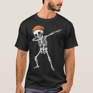 Dabbing Skeleton Halloween Skull Rib Käfig Dab T-Shirt