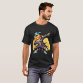 Dabbing Skeleton Headless Pumpkin Dab Dance Boys H T-Shirt (Vorne ganz)