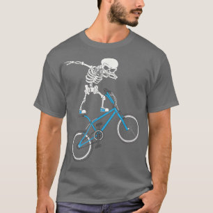 Dabbing Skeleton MTB Bike BMX Fun T - Shirt