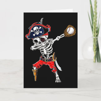 Dabbing Skeleton Pirate And Sell Ll Halloween Cost Karte