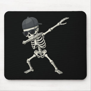 Dabbing Skeleton Pirate Halloween Kids Piratenflag Mousepad
