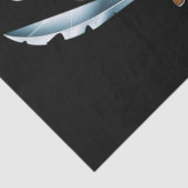 Dabbing Skeleton Pirate Halloween Kids Piratenflag Seidenpapier (Detail)