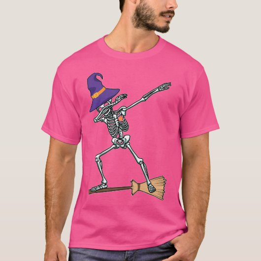 Dabbing Skeleton Witz Funny Dab Hip Hop Skull G T-Shirt (Vorderseite)