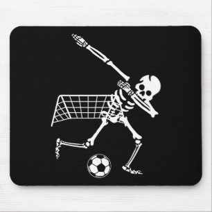 Dabbing-Skelett-Fußball-Humor-Lustiges-Halloween-G Mousepad