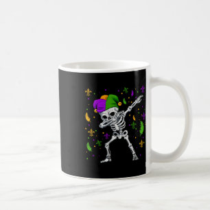Dabbing-Skelett Mardi Gras Kinder Jungen Kaffeetasse