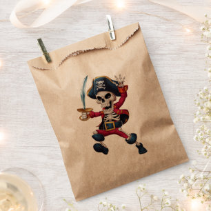 Dabbing-Skelett-Pirat-Halloween-Kinder-Jolly-Roger Geschenktütchen
