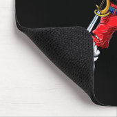 Dabbing-Skelett-Pirat Mousepad (Ecke)