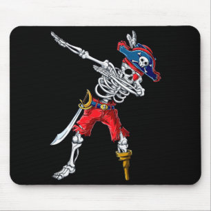 Dabbing-Skelett-Pirat Mousepad