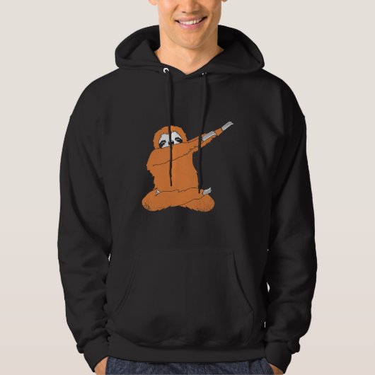 Dabbing Sloth 106 Hoodie (Vorderseite)