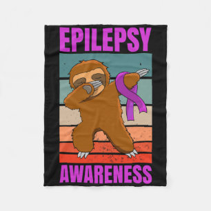 Dabbing Sloth Epilepsie Krampfanfälle Sensibilisie Fleecedecke