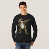 Dabbing Sloth Funny Lazy Sloth Dab T-Shirt (Vorne ganz)