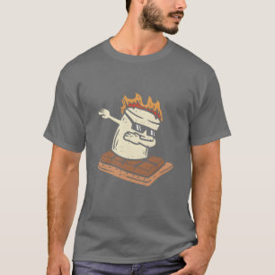 Dabbing Smore Marshmallow Cute Dab Tanz Camping C T-Shirt