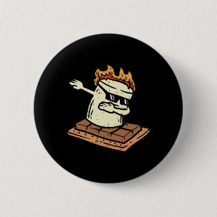 Dabbing Smore Marshmallow süße Dab Tanz Camping C Button