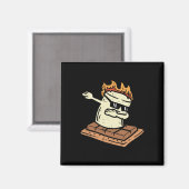 Dabbing Smore Marshmallow Süße Dab Tanz Camping C Magnet (Vorderseite/Rückseite)