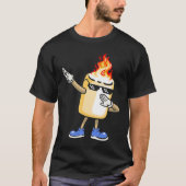Dabbing Smores Marshmallow Dab Dance Camping T-Shirt (Vorderseite)