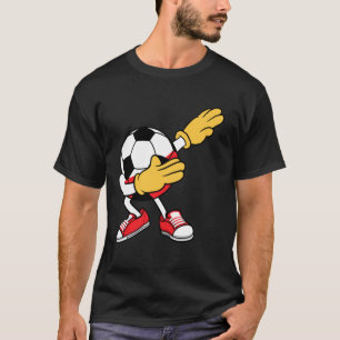 Dabbing Soccer Ball Polen Jersey Polnischer Fußbal T-Shirt