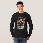 Dabbing Soccer Ball Spanish Flag Soccer Squad 1 T-Shirt (Vorne ganz)
