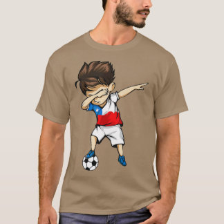 Dabbing Soccer Boy Chile Jersey - Chillean Footbal T-Shirt