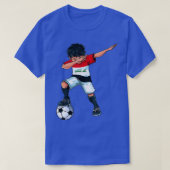 Dabbing Soccer Boy Iraq - Iraqi Football Gift for T-Shirt (Design vorne)