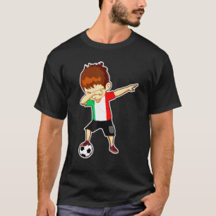 Dabbing Soccer Boy Italien Männer Frauen Kinder It T-Shirt