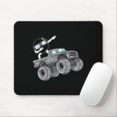 Dabbing Solar Eclipse Monster Truck Fun Jungs Kind Mousepad (Mit Mouse)