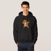 Dabbing Spitz Dog Dab Dance Hoodie (Vorne ganz)