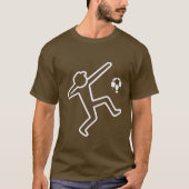 Dabbing Strichmännchen Soccer T-Shirt (Vorderseite)
