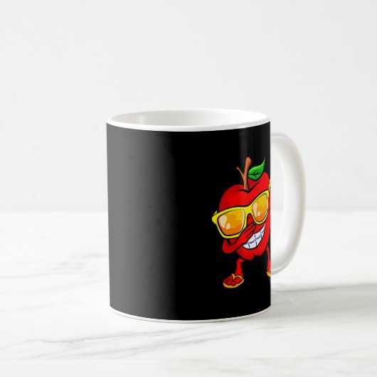 Dabbing Sungles Design Green S Lovers Kaffeetasse (VorderseiteRechts)