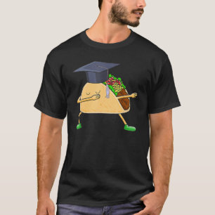 Dabbing Taco Abschluss Schule Funny Cinco De Mayo T-Shirt