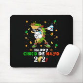 Dabbing Taco Cinco De Mayo 2021 Gesichtsmaske Quar Mousepad (Mit Mouse)