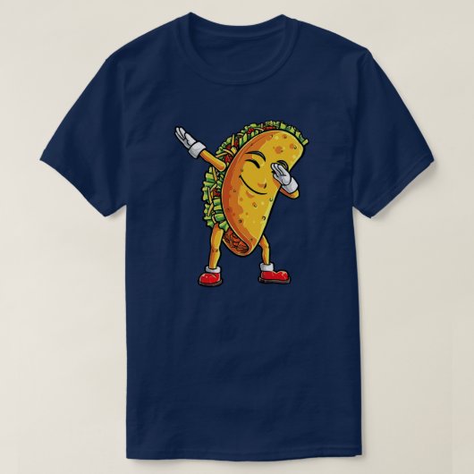 Dabbing Taco Cinco De Mayo Funny Boys Männer Mexik T-Shirt (Design vorne)