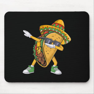 Dabbing Taco Cinco De Mayo Funny Mexic Food Dab Mousepad
