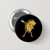 Dabbing Taco Cinco De Mayo Funny Mexican Dab Boys Button (Vorne & Hinten)