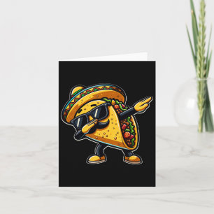 Dabbing Taco Cinco De Mayo Funny Mexican Fathers D Karte