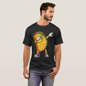 Dabbing Taco Cinco De Mayo Funny Mexicanisches Foo T-Shirt (Vorne ganz)
