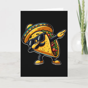 Dabbing Taco Cinco De Mayo Lustiger mexikanischer  Karte