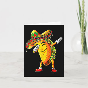 Dabbing Taco Mexiko Food Dab Cinco De Mayo Funny Karte
