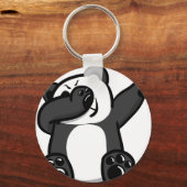 Dabbing Tiere Panda Schlüsselanhänger (Vorderseite)