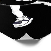 Dabbing Total Solar Eclipse 2024 Fun Dab Boys Girl Poster (Ecke)