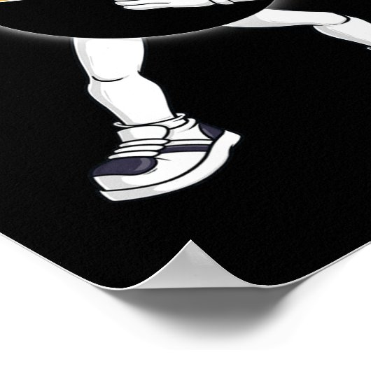 Dabbing Total Solar Eclipse 2024 Totality Dab Boys Poster (Ecke)