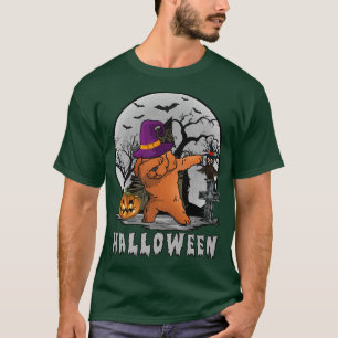 Dabbing Toy Poodle Dog Hexenhut Hunny Hallowe T-Shirt