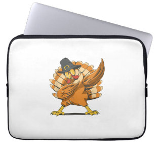 Dabbing Türkei Erntedank Day Pilgrim Funny Dab Laptopschutzhülle