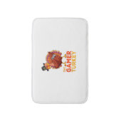 Dabbing Turkey Gamer Erntedank Gaming Kids Boys Badematte (Vorderseite Vertikal)