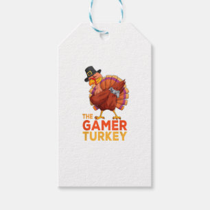 Dabbing Turkey Gamer Erntedank Gaming Kids Boys Geschenkanhänger
